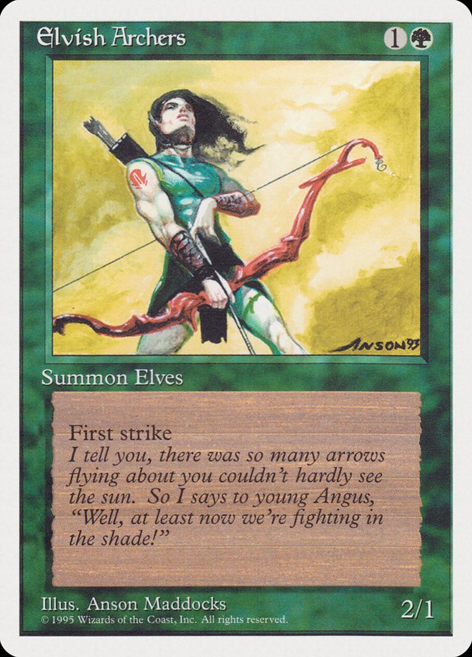 Elvish Archers [Rivals Quick Start Set] | Dragon's Lair Comics and Fantasy Houston TX