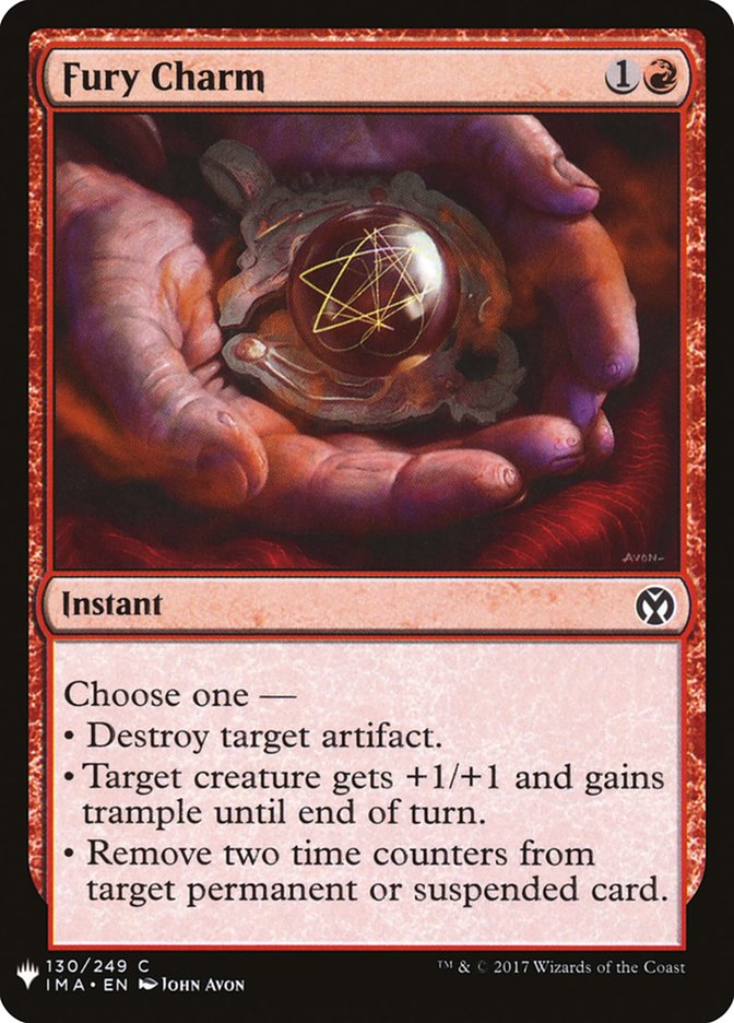 Fury Charm [Mystery Booster] | Dragon's Lair Comics and Fantasy Houston TX