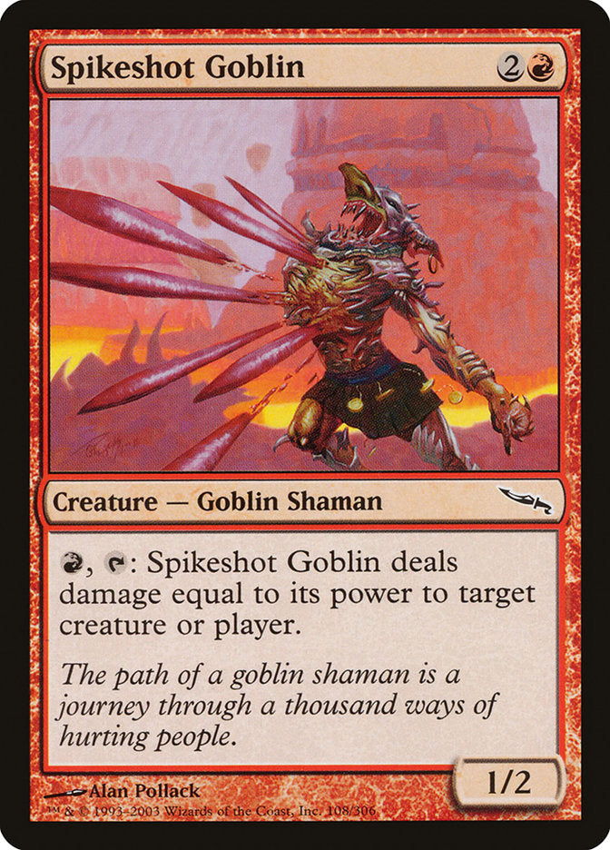 Spikeshot Goblin [Mirrodin] | Dragon's Lair Comics and Fantasy Houston TX