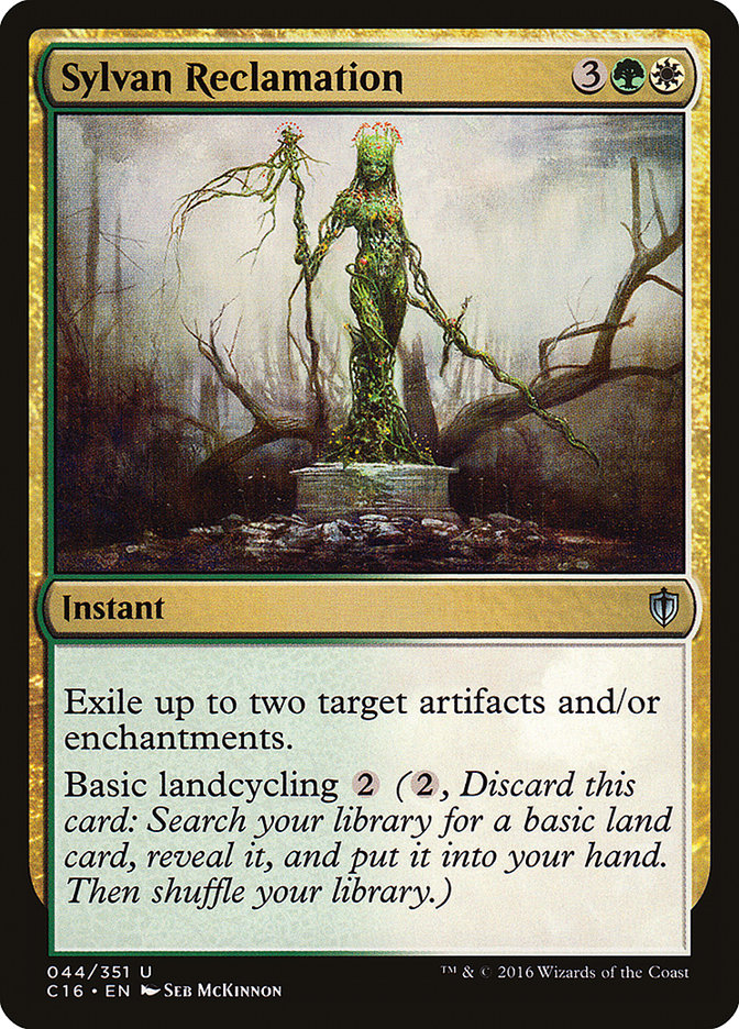 Sylvan Reclamation [Commander 2016] | Dragon's Lair Comics and Fantasy Houston TX