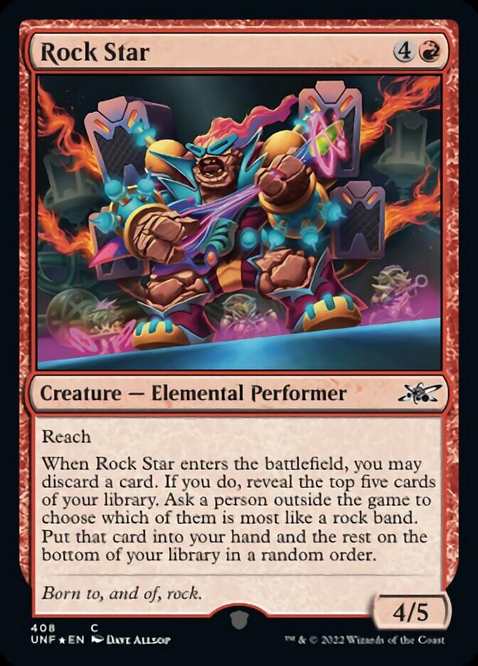 Rock Star (Galaxy Foil) [Unfinity] | Dragon's Lair Comics and Fantasy Houston TX
