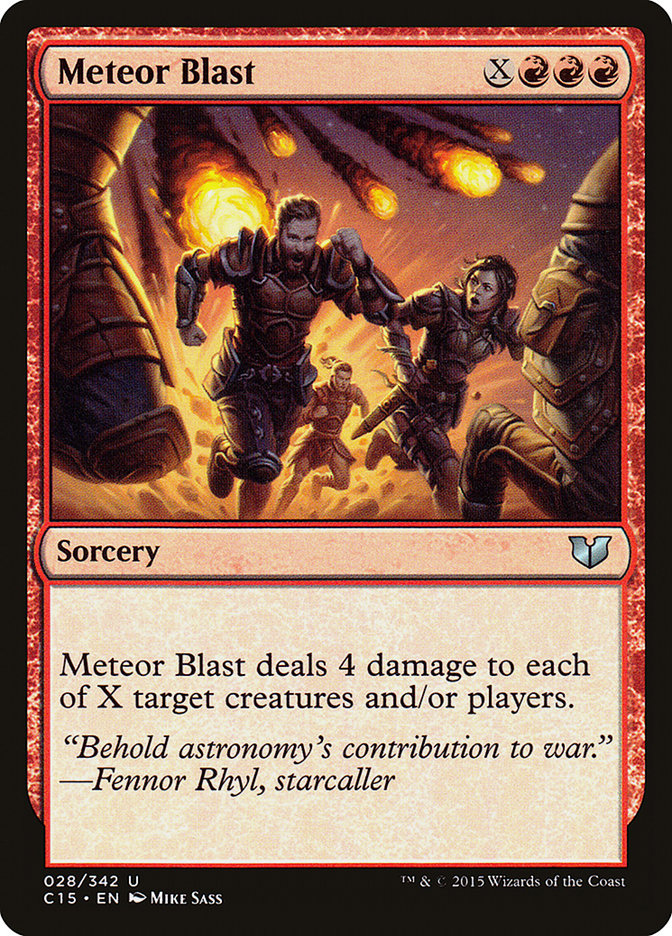 Meteor Blast [Commander 2015] | Dragon's Lair Comics and Fantasy Houston TX
