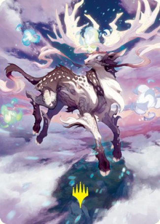 Hinata, Dawn-Crowned Art Card (Gold-Stamped Signature) [Kamigawa: Neon Dynasty Art Series] | Dragon's Lair Comics and Fantasy Houston TX