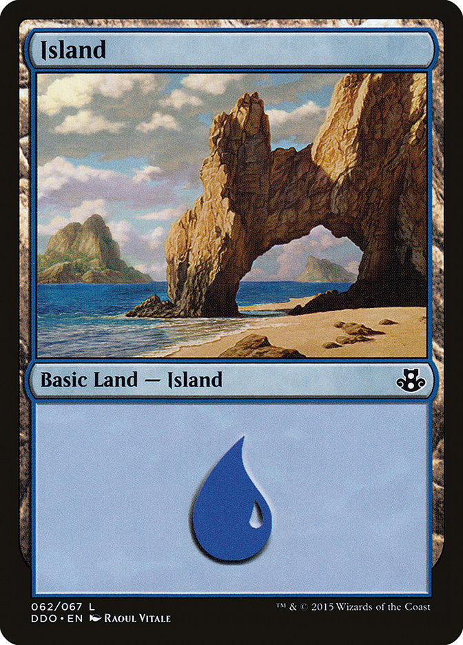 Island (62) [Duel Decks: Elspeth vs. Kiora] | Dragon's Lair Comics and Fantasy Houston TX