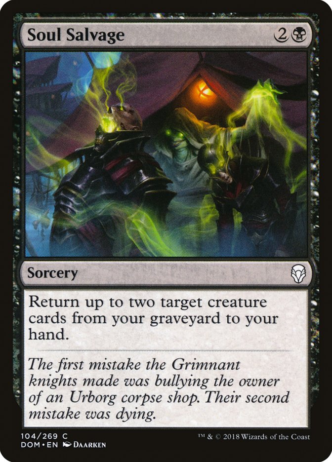 Soul Salvage [Dominaria] | Dragon's Lair Comics and Fantasy Houston TX