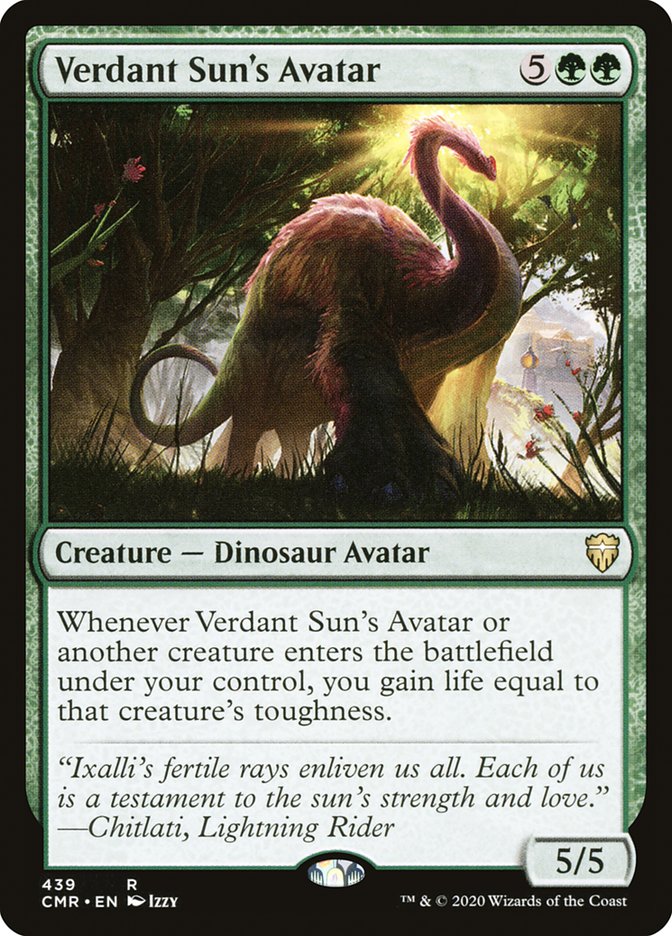 Verdant Sun's Avatar [Commander Legends] | Dragon's Lair Comics and Fantasy Houston TX
