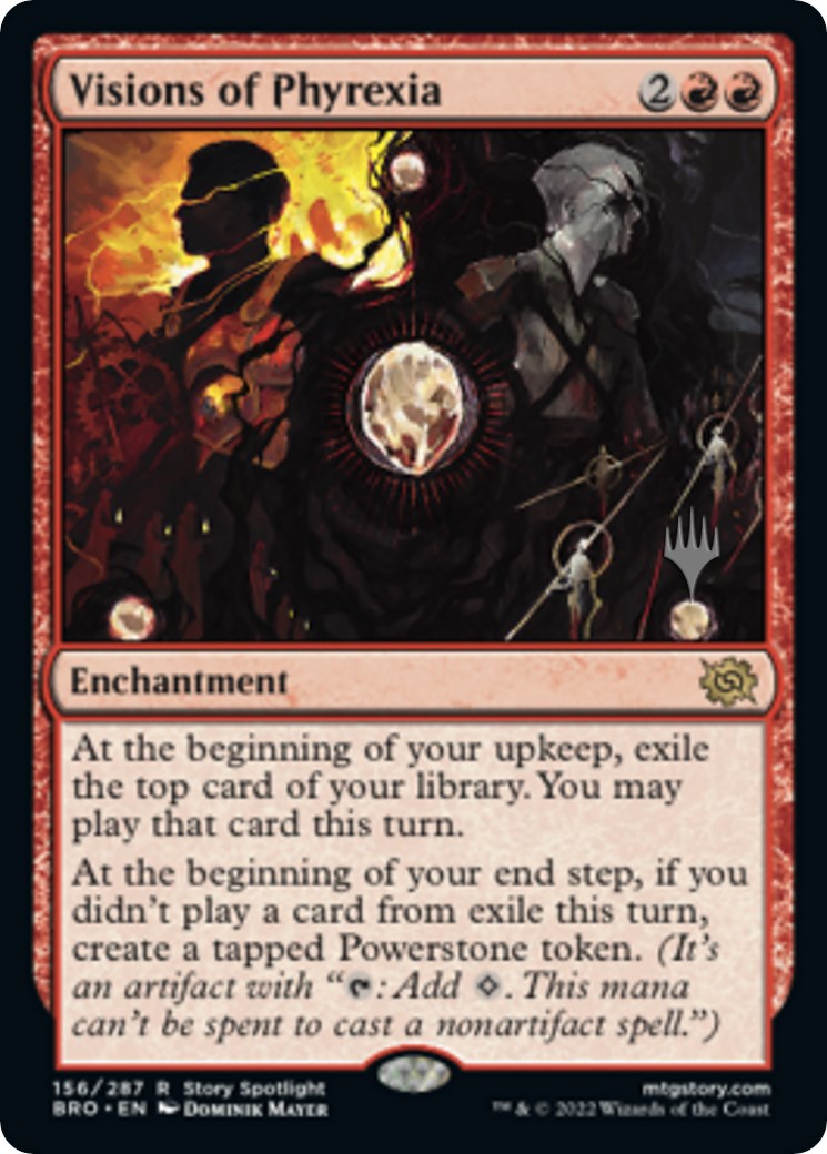 Visions of Phyrexia (Promo Pack) [The Brothers' War Promos] | Dragon's Lair Comics and Fantasy Houston TX