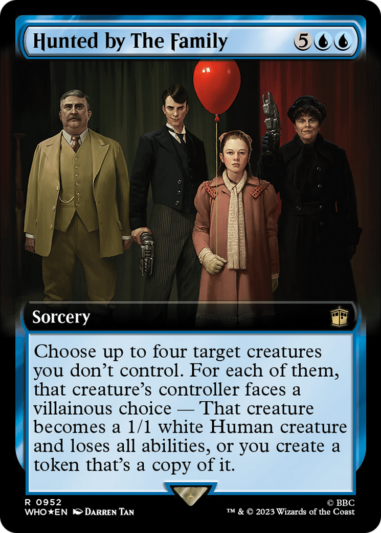 Hunted by The Family (Extended Art) (Surge Foil) [Doctor Who] | Dragon's Lair Comics and Fantasy Houston TX