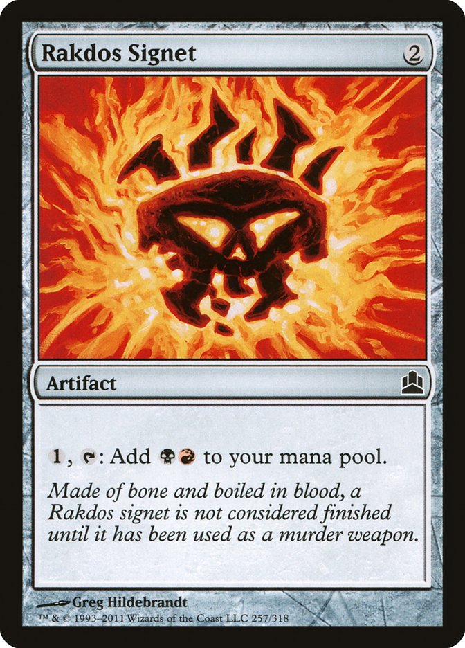 Rakdos Signet [Commander 2011] | Dragon's Lair Comics and Fantasy Houston TX