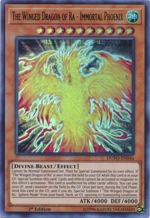 The Winged Dragon of Ra - Immortal Phoenix [DUPO-EN046] Ultra Rare | Dragon's Lair Comics and Fantasy Houston TX