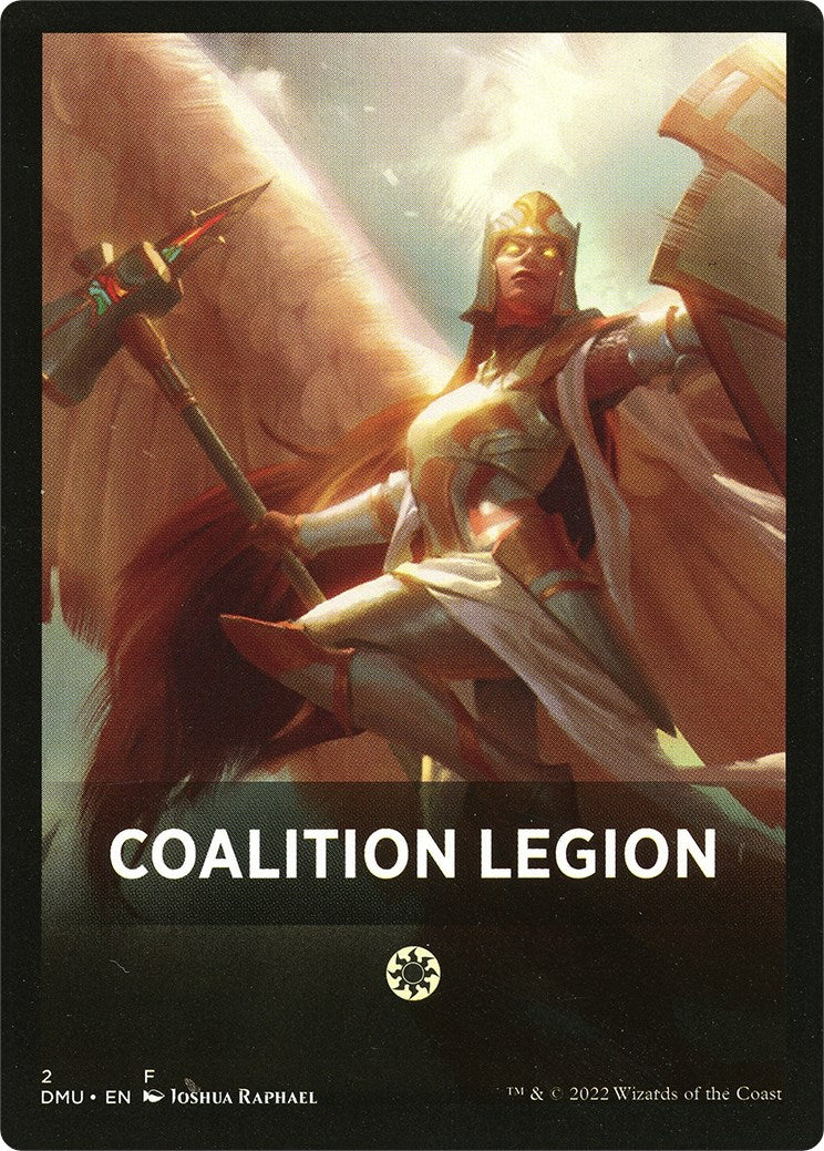 Coalition Legion Theme Card [Dominaria United Tokens] | Dragon's Lair Comics and Fantasy Houston TX