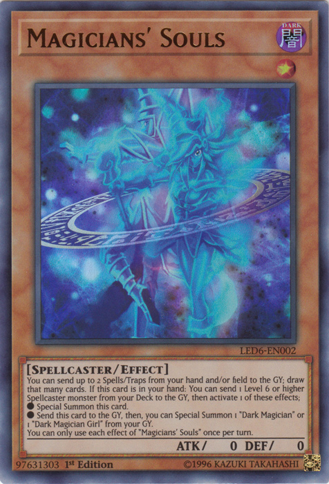 Magicians' Souls [LED6-EN002] Ultra Rare | Dragon's Lair Comics and Fantasy Houston TX