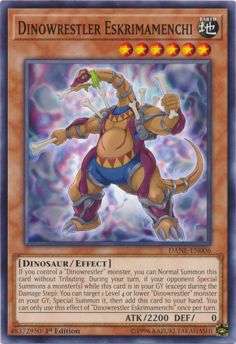 Dinowrestler Eskrimamenchi [DANE-EN006] Common | Dragon's Lair Comics and Fantasy Houston TX