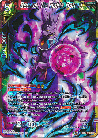 Beerus, No Holds Barred (BT8-112) [Malicious Machinations] | Dragon's Lair Comics and Fantasy Houston TX