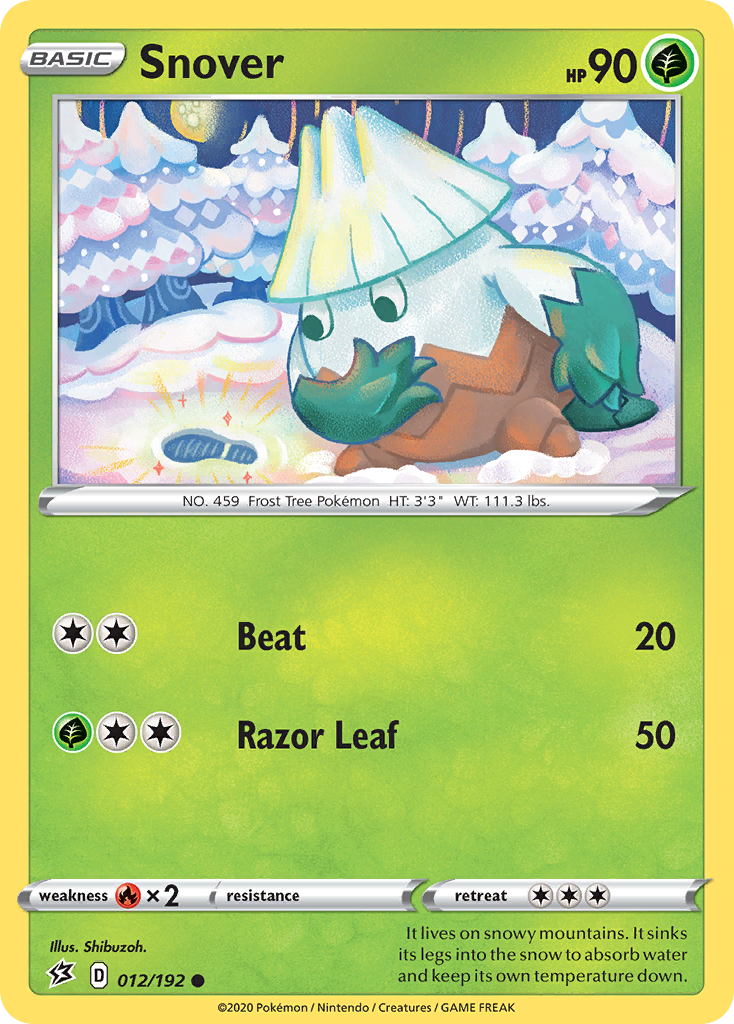 Snover (012/192) [Sword & Shield: Rebel Clash] | Dragon's Lair Comics and Fantasy Houston TX