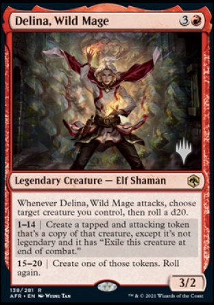 Delina, Wild Mage (Promo Pack) [Dungeons & Dragons: Adventures in the Forgotten Realms Promos] | Dragon's Lair Comics and Fantasy Houston TX