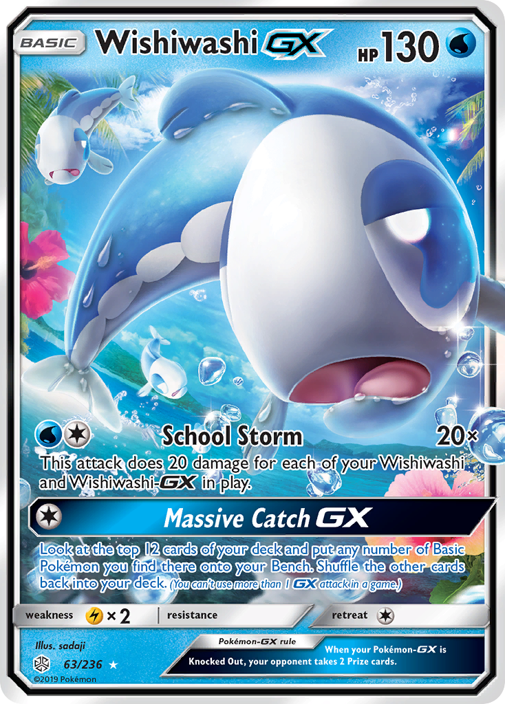 Wishiwashi GX (63/236) [Sun & Moon: Cosmic Eclipse] | Dragon's Lair Comics and Fantasy Houston TX
