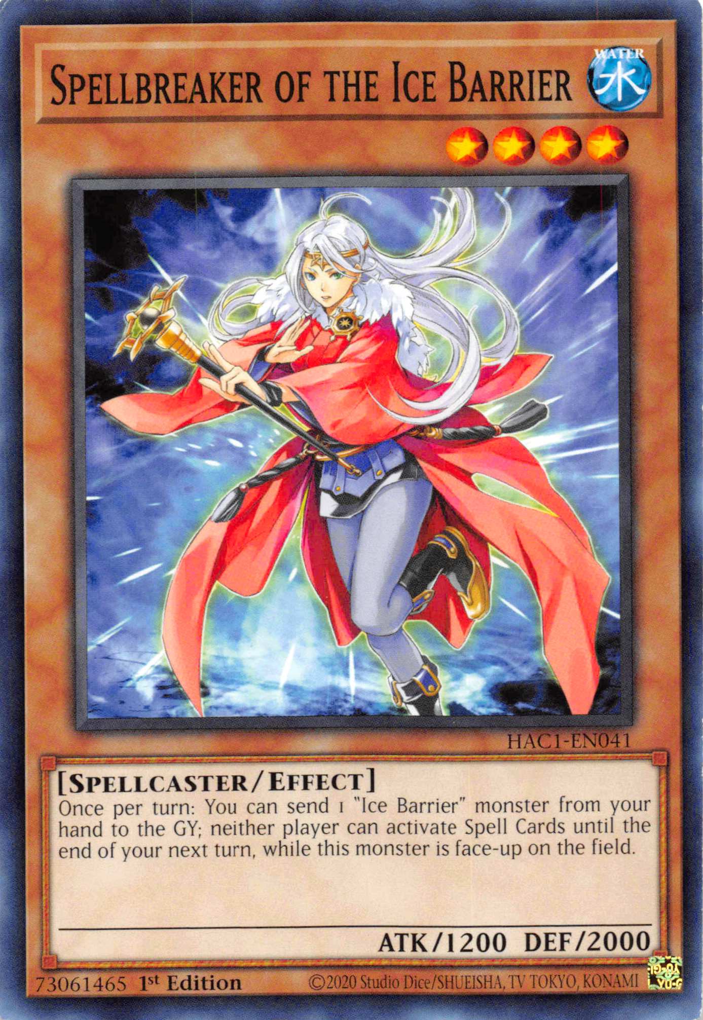Spellbreaker of the Ice Barrier [HAC1-EN041] Common | Dragon's Lair Comics and Fantasy Houston TX