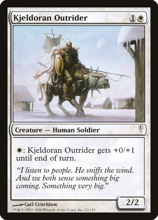 Kjeldoran Outrider [Coldsnap] | Dragon's Lair Comics and Fantasy Houston TX