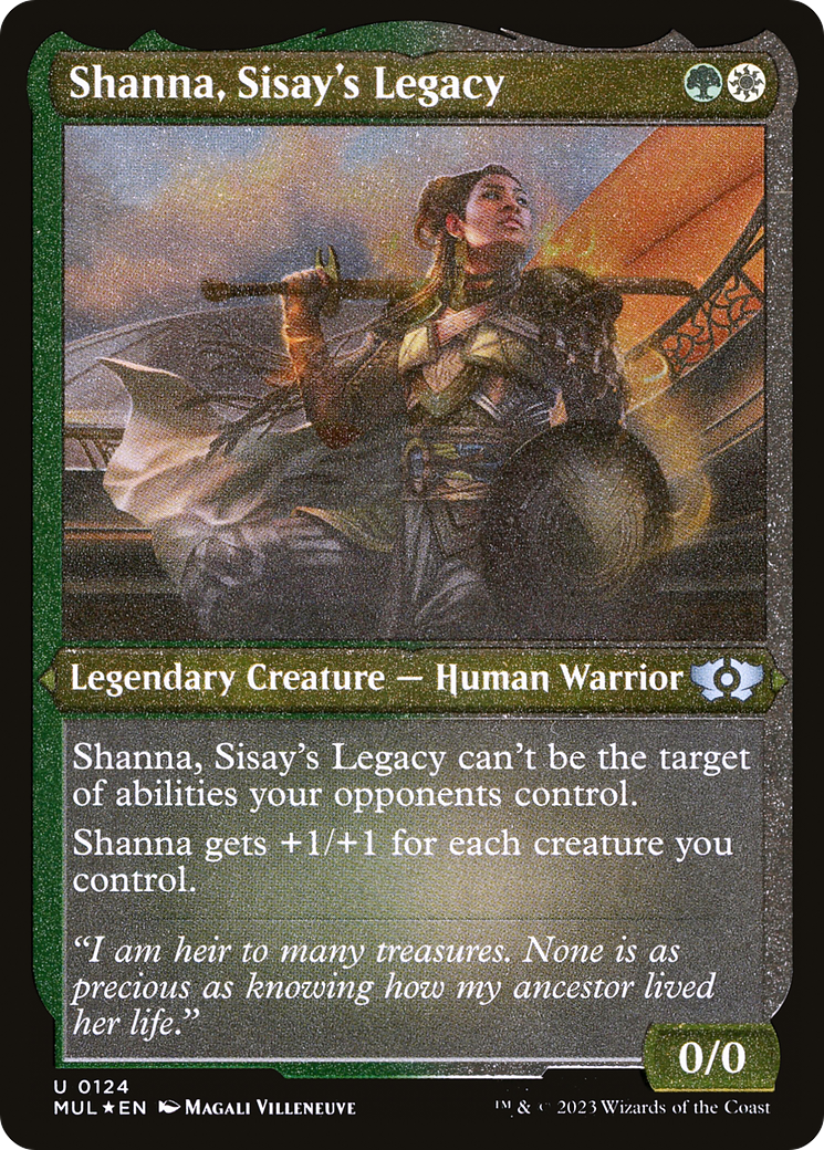 Shanna, Sisay's Legacy (Foil Etched) [Multiverse Legends] | Dragon's Lair Comics and Fantasy Houston TX