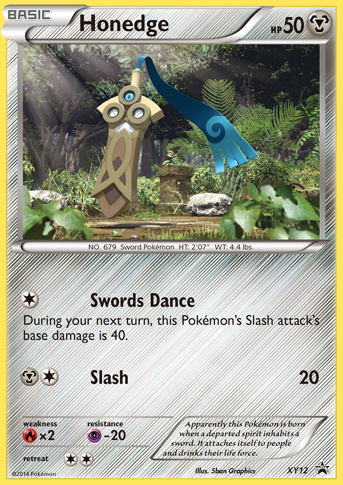 Honedge (XY12) [XY: Black Star Promos] | Dragon's Lair Comics and Fantasy Houston TX