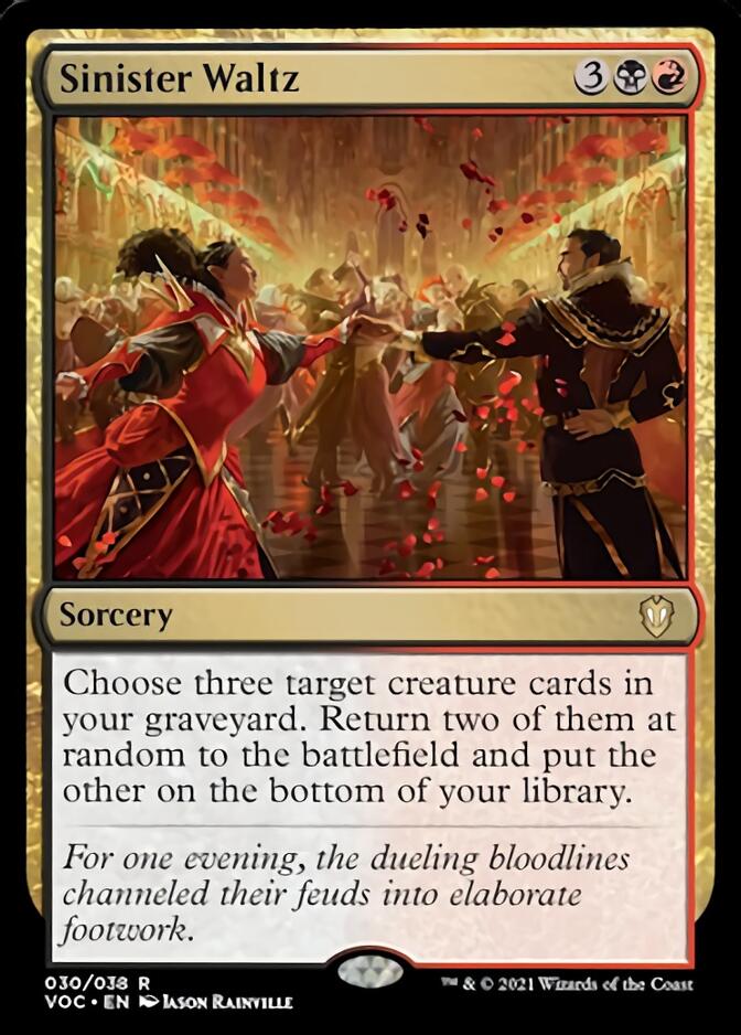 Sinister Waltz [Innistrad: Crimson Vow Commander] | Dragon's Lair Comics and Fantasy Houston TX