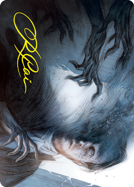 Dread Fugue Art Card (Gold-Stamped Signature) [Innistrad: Crimson Vow Art Series] | Dragon's Lair Comics and Fantasy Houston TX