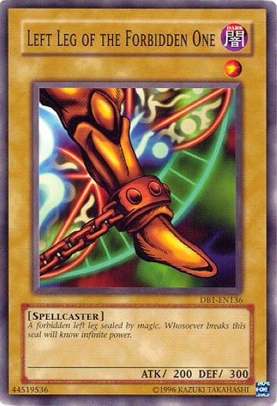 Left Leg of the Forbidden One [DB1-EN136] Common | Dragon's Lair Comics and Fantasy Houston TX