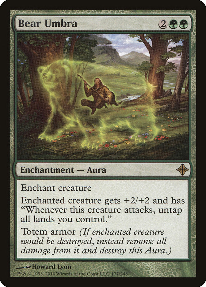 Bear Umbra [Rise of the Eldrazi] | Dragon's Lair Comics and Fantasy Houston TX