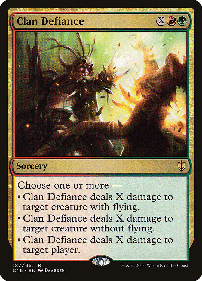 Clan Defiance [Commander 2016] | Dragon's Lair Comics and Fantasy Houston TX
