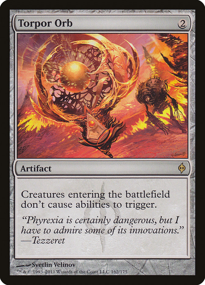 Torpor Orb [New Phyrexia] | Dragon's Lair Comics and Fantasy Houston TX