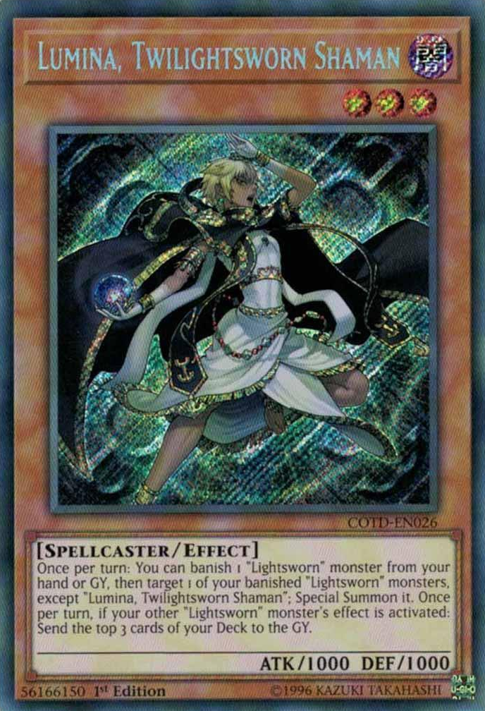 Lumina, Twilightsworn Shaman [COTD-EN026] Secret Rare | Dragon's Lair Comics and Fantasy Houston TX
