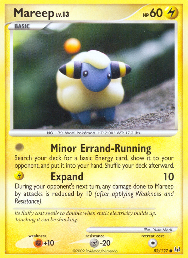 Mareep (82/127) [Platinum: Base Set] | Dragon's Lair Comics and Fantasy Houston TX