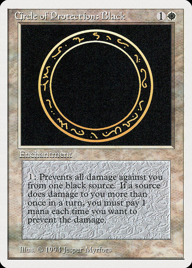 Circle of Protection: Black [Summer Magic / Edgar] | Dragon's Lair Comics and Fantasy Houston TX