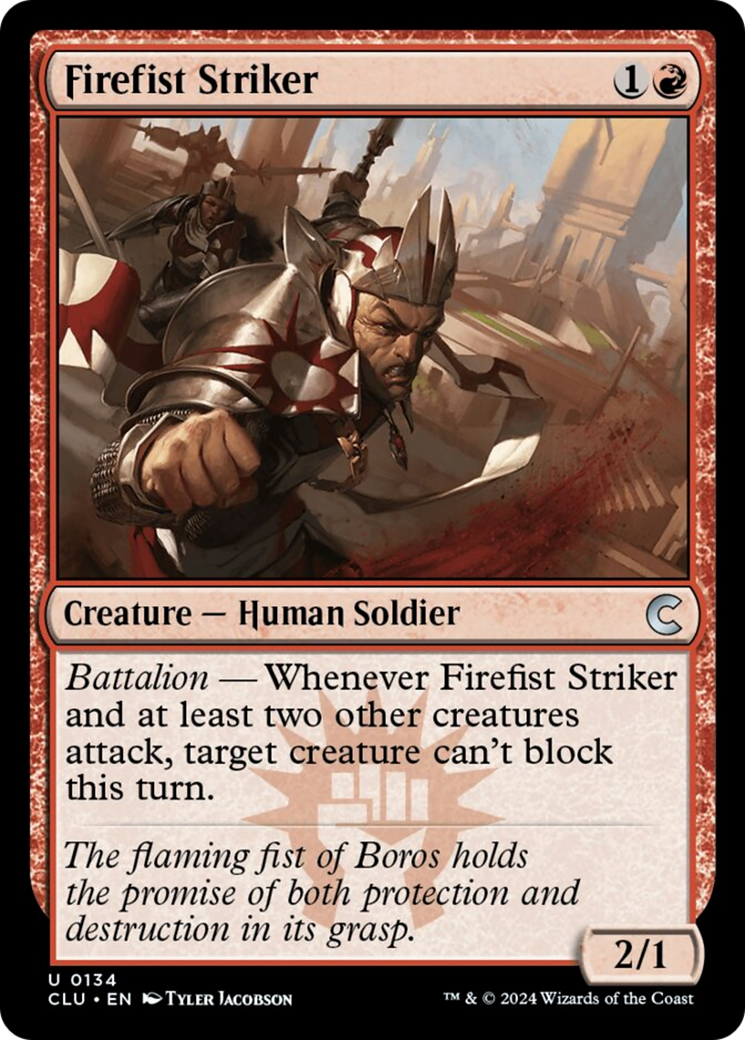 Firefist Striker [Ravnica: Clue Edition] | Dragon's Lair Comics and Fantasy Houston TX