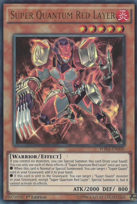 Super Quantum Red Layer [WIRA-EN030] Ultra Rare | Dragon's Lair Comics and Fantasy Houston TX
