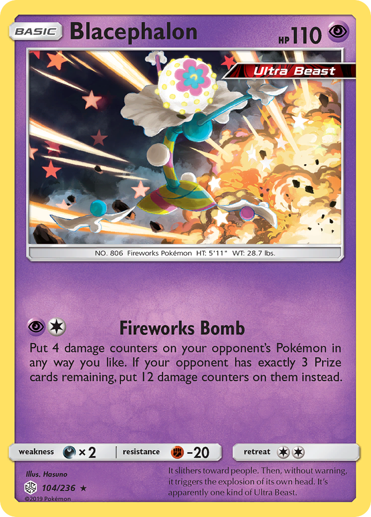 Blacephalon (104/236) [Sun & Moon: Cosmic Eclipse] | Dragon's Lair Comics and Fantasy Houston TX