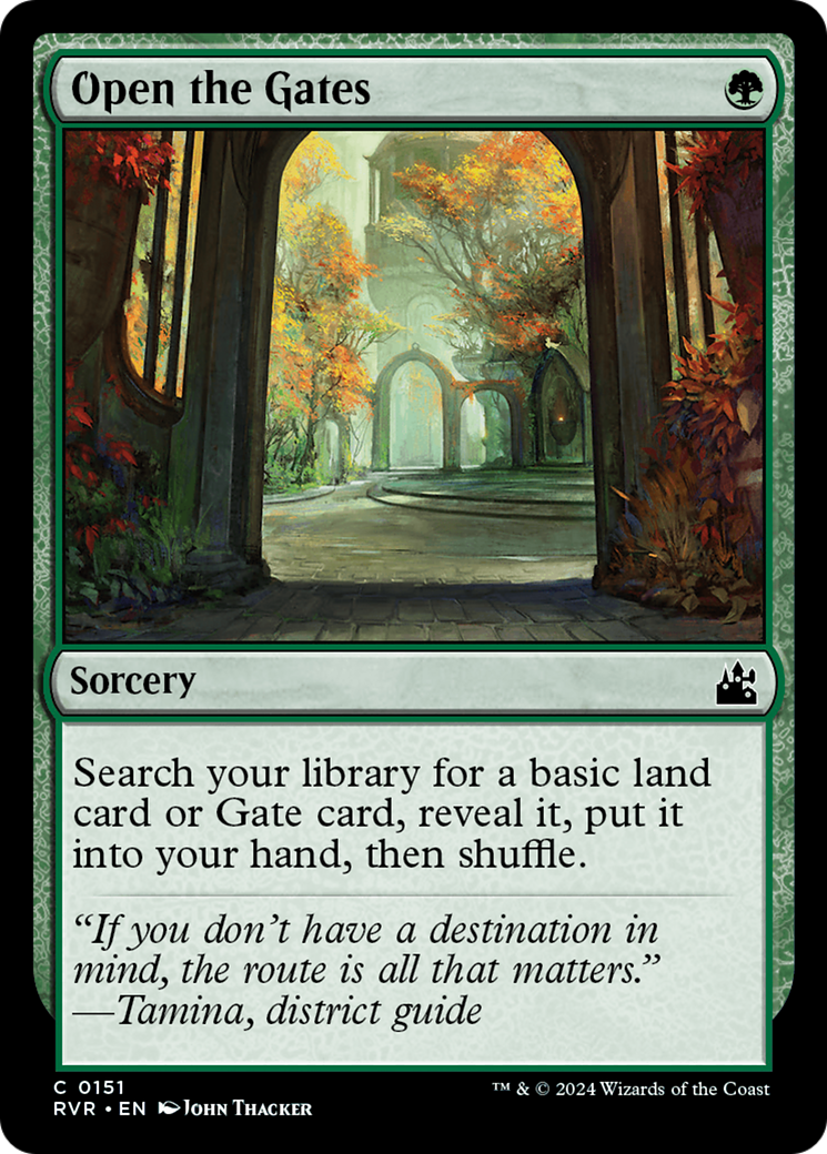 Open the Gates [Ravnica Remastered] | Dragon's Lair Comics and Fantasy Houston TX