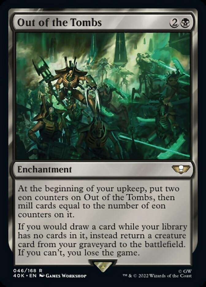 Out of the Tombs (Surge Foil) [Warhammer 40,000] | Dragon's Lair Comics and Fantasy Houston TX