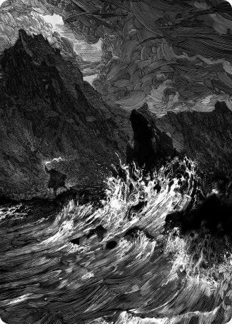 Island Art Card [Innistrad: Midnight Hunt Art Series] | Dragon's Lair Comics and Fantasy Houston TX