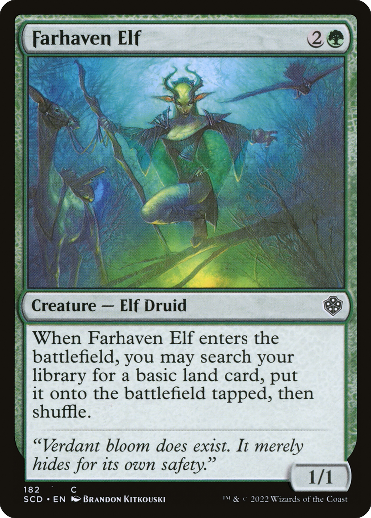 Farhaven Elf [Starter Commander Decks] | Dragon's Lair Comics and Fantasy Houston TX