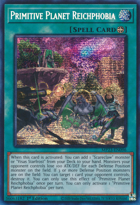 Primitive Planet Reichphobia [MP23-EN096] Prismatic Secret Rare | Dragon's Lair Comics and Fantasy Houston TX