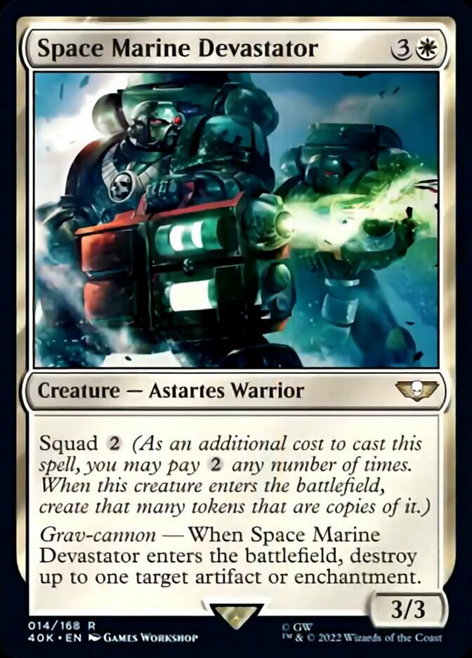 Space Marine Devastator (Surge Foil) [Warhammer 40,000] | Dragon's Lair Comics and Fantasy Houston TX