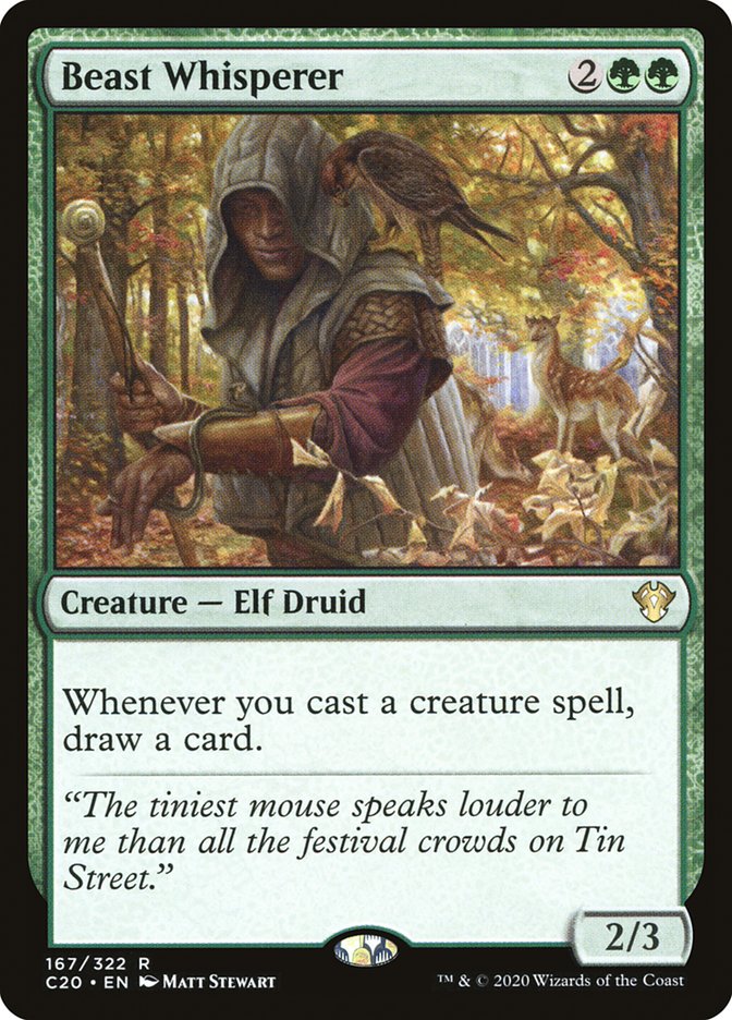 Beast Whisperer [Commander 2020] | Dragon's Lair Comics and Fantasy Houston TX