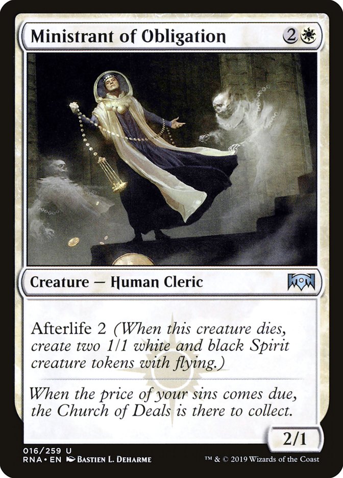 Ministrant of Obligation [Ravnica Allegiance] | Dragon's Lair Comics and Fantasy Houston TX
