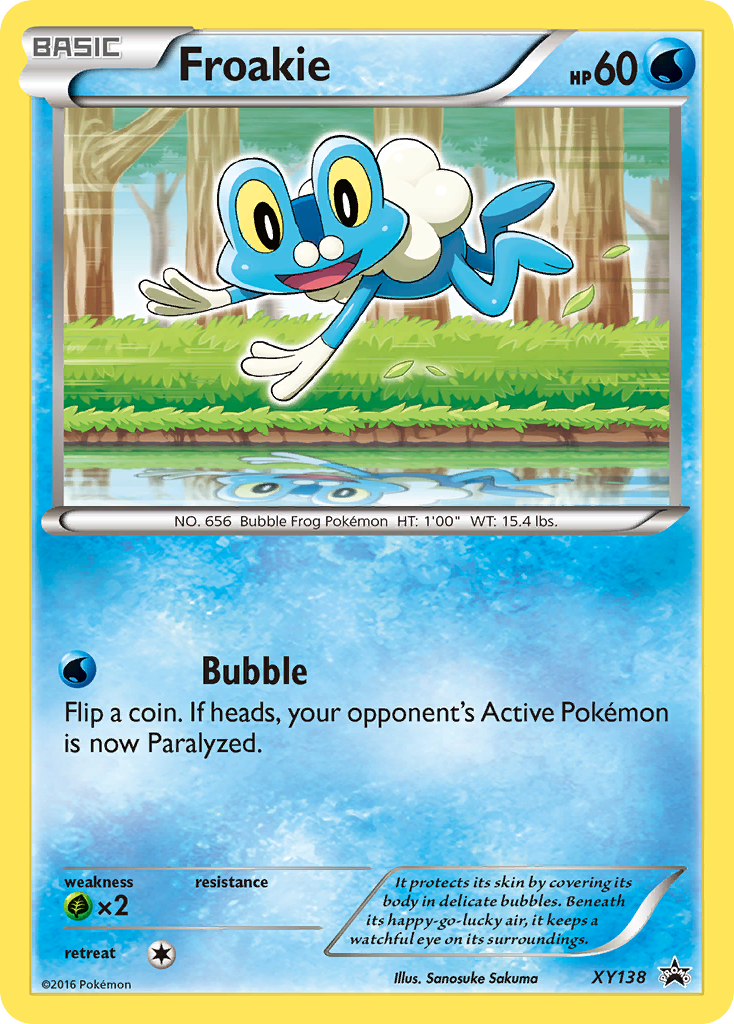 Froakie (XY138) [XY: Black Star Promos] | Dragon's Lair Comics and Fantasy Houston TX