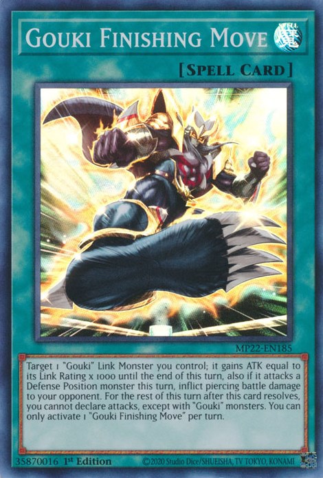 Gouki Finishing Move [MP22-EN185] Super Rare | Dragon's Lair Comics and Fantasy Houston TX