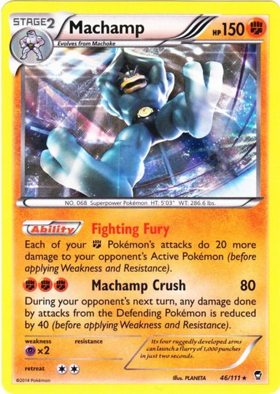 Machamp (46/111) [XY: Furious Fists] | Dragon's Lair Comics and Fantasy Houston TX