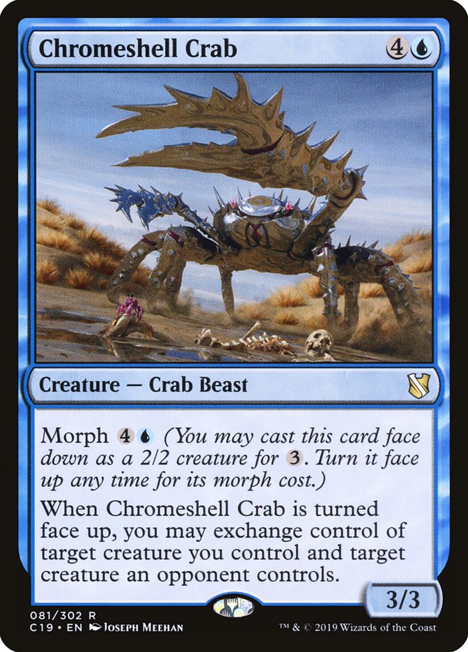 Chromeshell Crab [Commander 2019] | Dragon's Lair Comics and Fantasy Houston TX