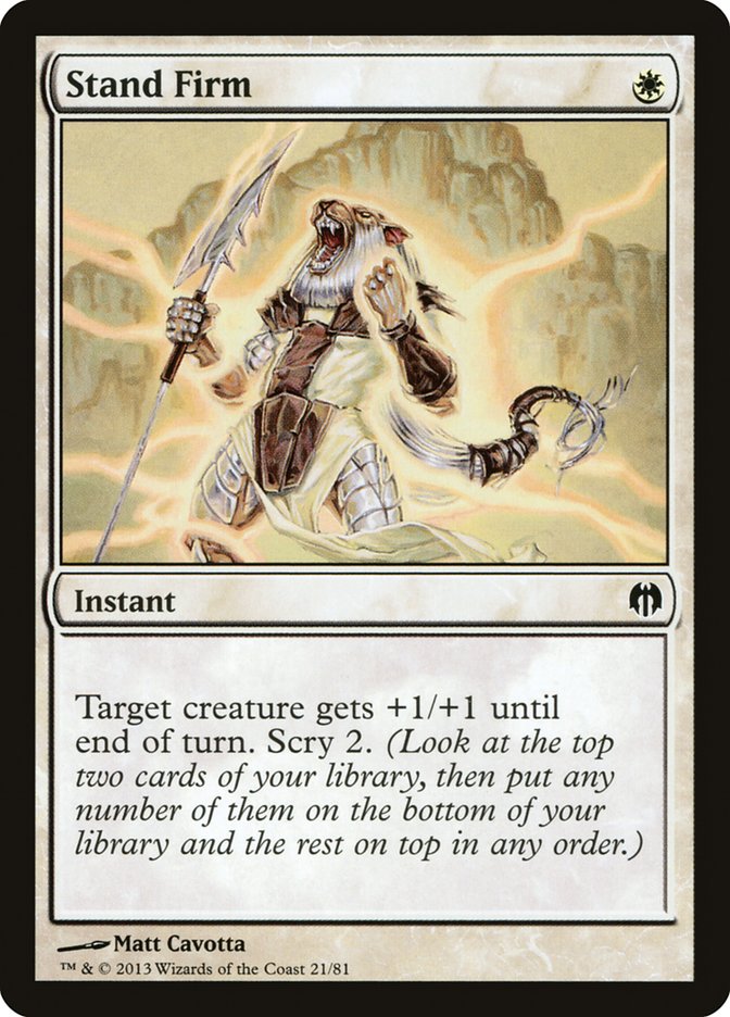 Stand Firm [Duel Decks: Heroes vs. Monsters] | Dragon's Lair Comics and Fantasy Houston TX